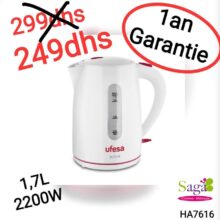 Promo Saga Cuisine Brouillard 1.7L UFESA Activa 249Dhs au lieu de 299Dhs