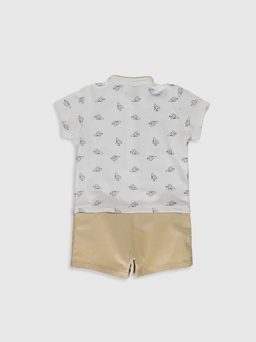 Offre de l'3ide chez LC Waikiki Maroc Salopette pour bébé garçon à 109Dhs