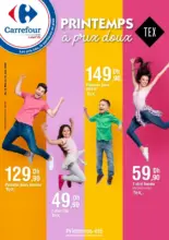Catalogue TEX de Carrefour Maroc Printemps à prix doux du 14 Mai au 14 Juin 2020