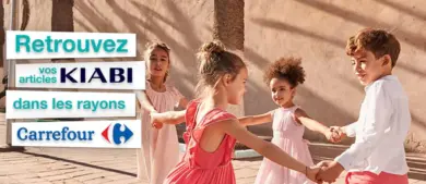 Retrouvez les articles KIABI Maroc dans les rayons Carrefour Maroc