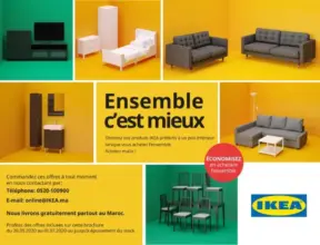 Catalogue Ikea Maroc économisez en achetant l'ensemble Mai 2020