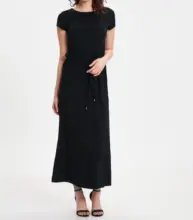 Soldes LC Waikiki Maroc Robe Noir pour femme 99Dhs au lieu de 139Dhs