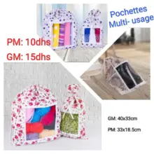 Nouveau chez Saga Cuisine Pochette Multi-usage divers coloris à partir de 10Dhs