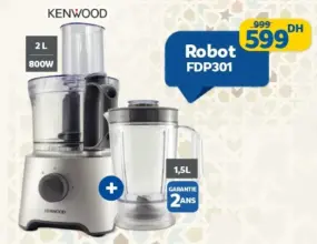 Soldes Marjane Robot multifonction KENWOOD 599Dhs au lieu de 999Dhs