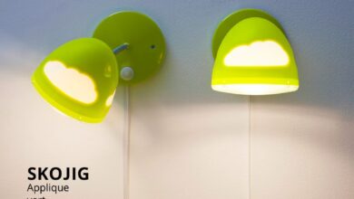 Soldes chez Ikea Maroc Applique vert SKOJIG 85Dhs au lieu de 245Dhs