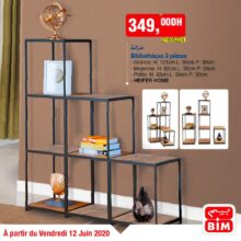 Offre déjà disponible dans les magasins Bim Maroc Bibliothèques 3 pièces 349Dhs