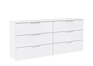 Prix spécial chez Kitea Commode SIENNA 6 tiroirs à 2590Dhs au lieu de 2990Dhs