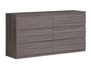 Prix spécial chez Kitea Commode CHELSEA 6 tiroirs à 1890Dhs au lieu de 2190Dhs