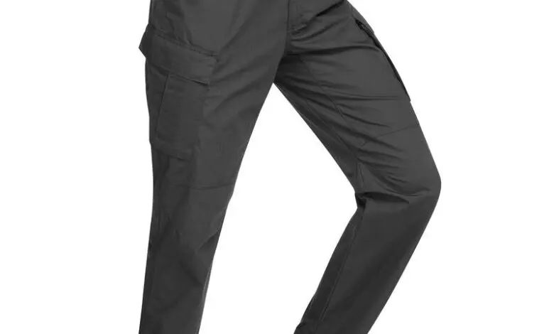 Sodes Decathlon Pantalon Trekking TRAVEL100 Homme Gris FORCLAZ 179Dhs au lieu de 249Dhs