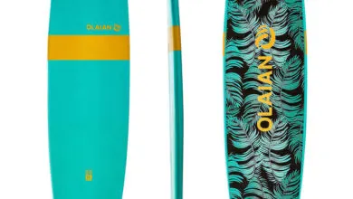 Soldes Decathlon Planche De Surf En Mousse 8' 100 OLAIAN 1499Dhs au lieu de 1699Dhs