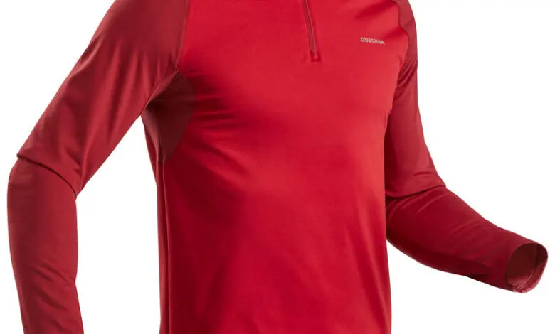 Soldes Decathlon Tee-Shirt De Randonnée Neige Homme QUECHUA 79Dhs au lieu de 99Dhs