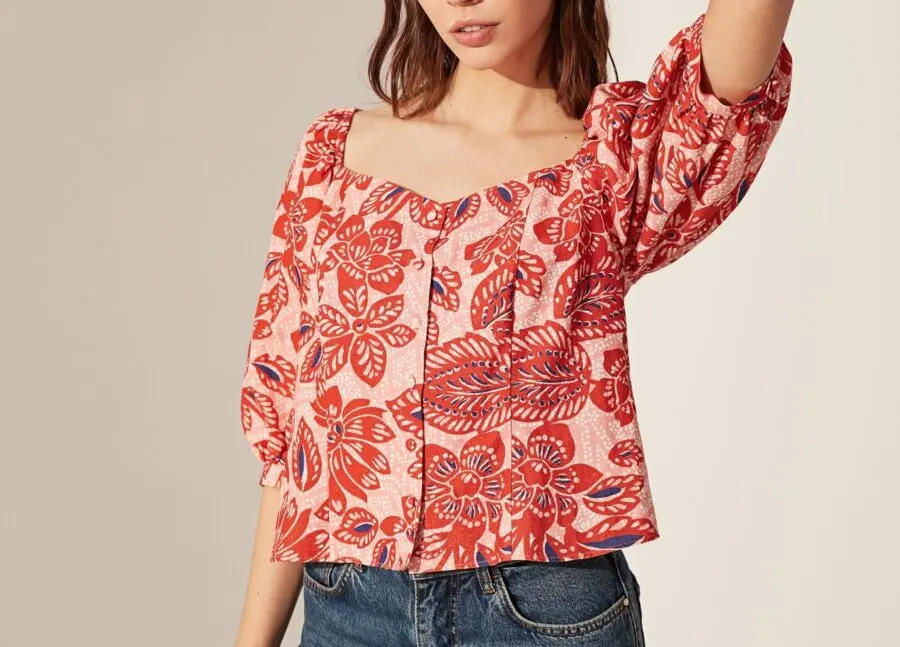 Nouvelle collection chez LC Waikiki Maroc Blouse pour femme à 149Dhs