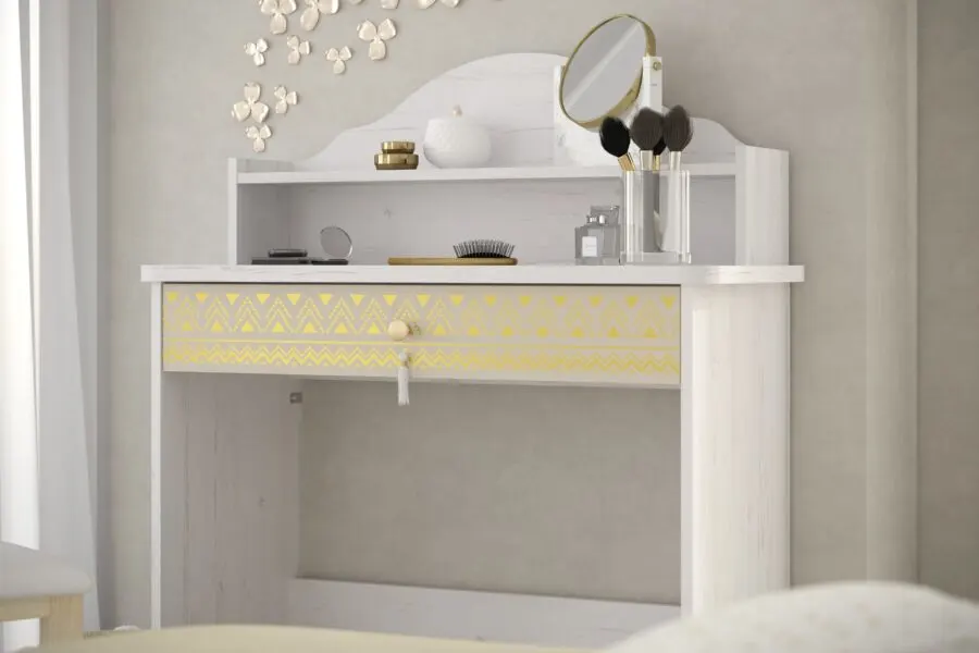 Prix spécial chez Kitea Coiffeuse ELYSIA à 890Dhs au lieu de 1790Dhs