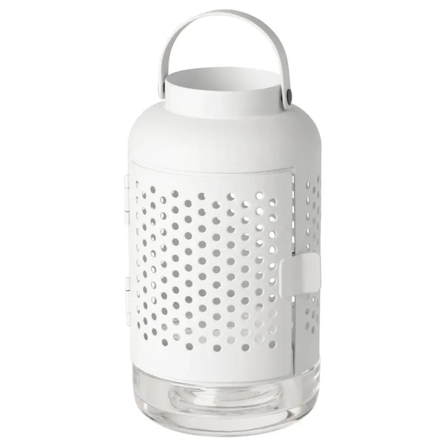 Soldes ikea Maroc Lanterne blanc 21cm ÄDELHET 95Dhs au lieu de 139Dhs