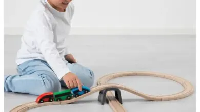 Soldes Ikea Maroc Set de base train 20 pièces Multicolore LILLABO 85Dhs au lieu de 115Dhs