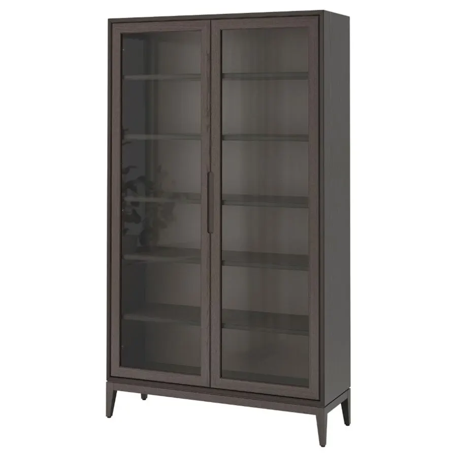Soldes ikea Maroc Vitrine brun REGISSÖR 4250Dhs au lieu de 5995Dhs