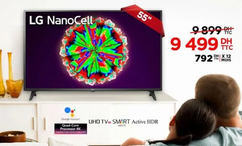 Best Deal Electroplanet Smart TV LG NanoCell 55" 4K 9499Dhs au lieu de 9899Dhs