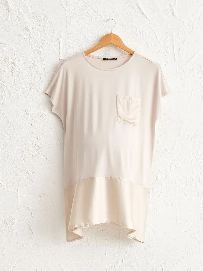 Soldes LC Waikiki Maroc Tunique beige pour femme 69Dhs au lieu de 129Dhs