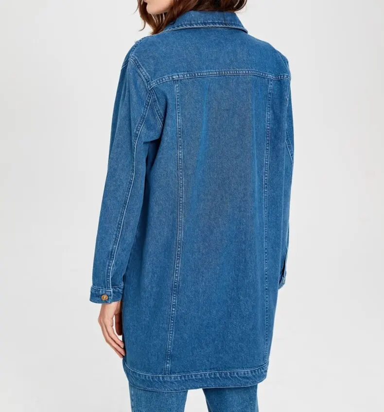 Soldes chez LC Waikiki Maroc Jaquette en jeans pour femme 209Dhs au lieu de 419Dhs