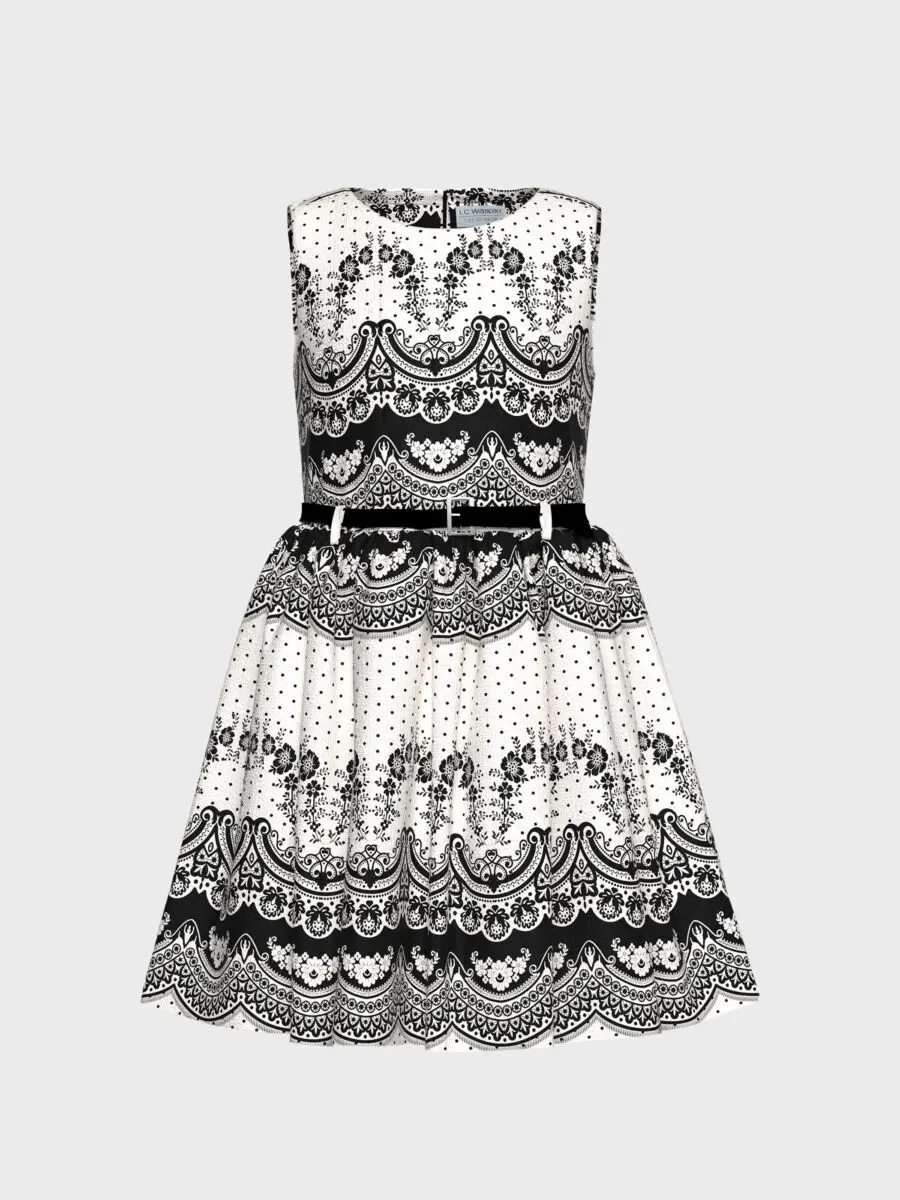 Promo chez LC Waikiki Maroc Robe pour fille 149Dhs au lieu de 199Dhs