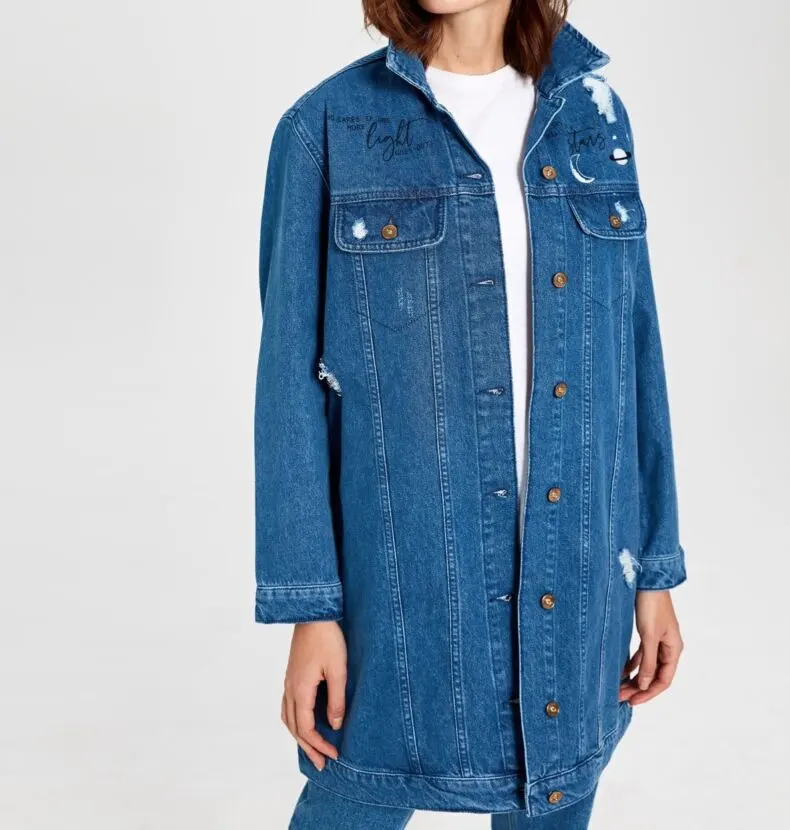 Soldes chez LC Waikiki Maroc Jaquette en jeans pour femme 209Dhs au lieu de 419Dhs