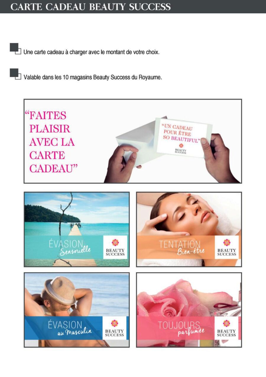 Catalogue Beauty Success Maroc Valable du 23 Octobre 2020 au 13 Janvier 2021