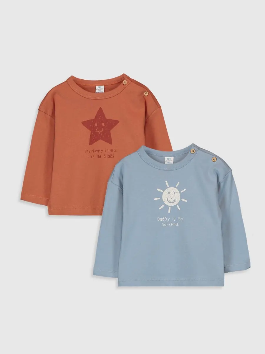 Soldes LC Waikiki Maroc Lot de 2 T-shirt pour bébé garçon 69Dhs au lieu de 109Dhs