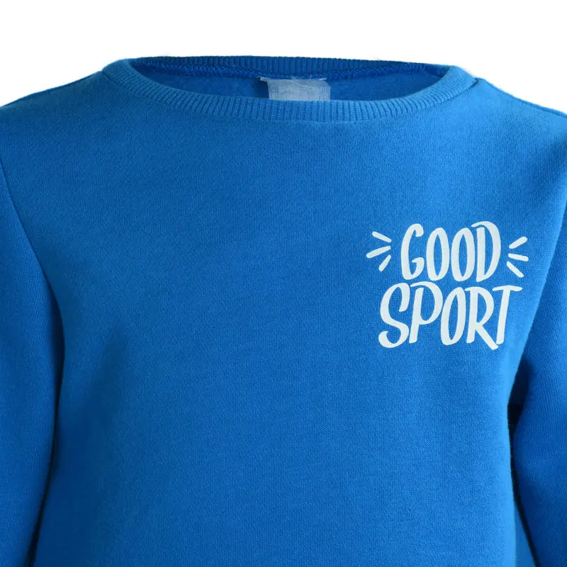 Soldes Decathlon Maroc Survêtement Baby Gym Warm'y 100 Bleu DOMYOS 59Dhs au lieu de 89Dhs