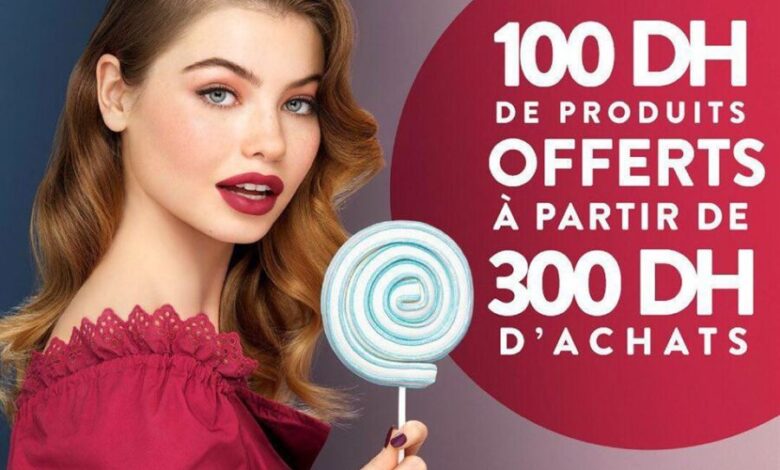 Offre Spéciale Flormar Maroc 100Dh de produits offerts dès 300Dhs d'achats