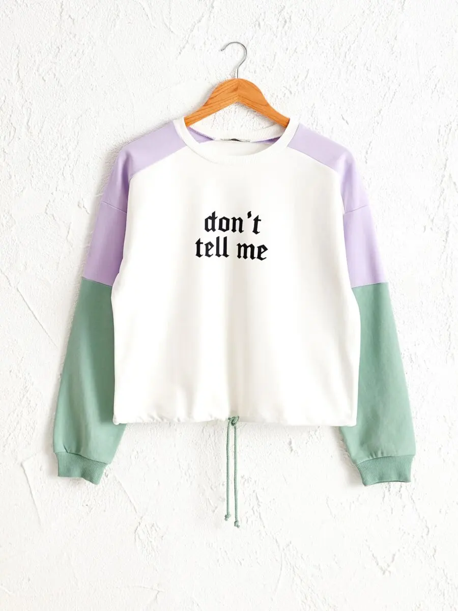 Soldes LC Waikiki Maroc Sweatshirt en bloc de couleurs 89Dhs au lieu de 149Dhs