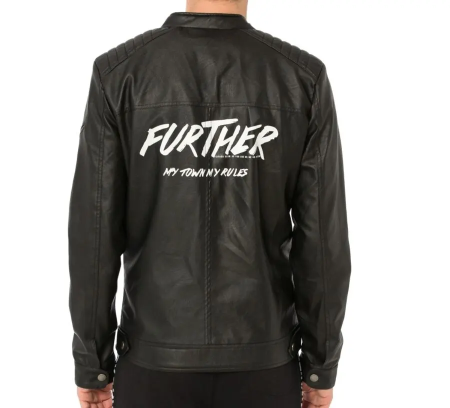 Soldes LC Waikiki Maroc Manteau court en faux cuir homme 129Dhs au lieu de 529Dhs