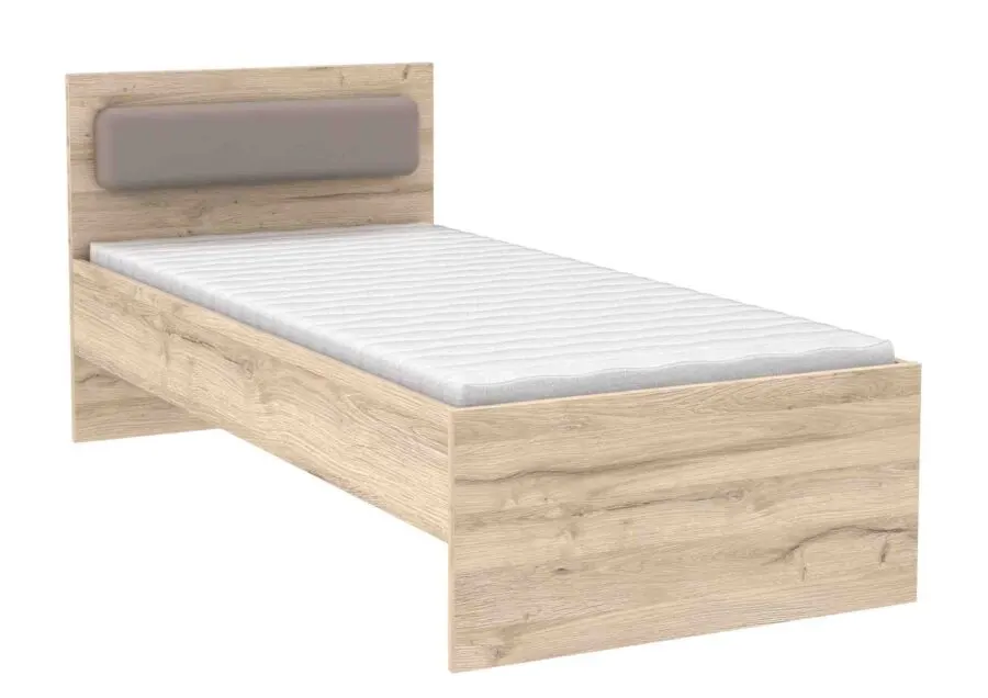 Prix spécial Kitea Lit MALAKKA (90*200 cm) Beige Clair 1650Dhs au lieu de 1890Dhs