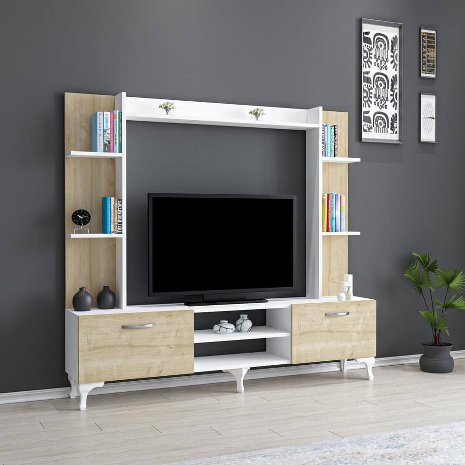 Soldes Azura Home Ensemble meuble TV RENA 1090hs au lieu de 1906Dhs