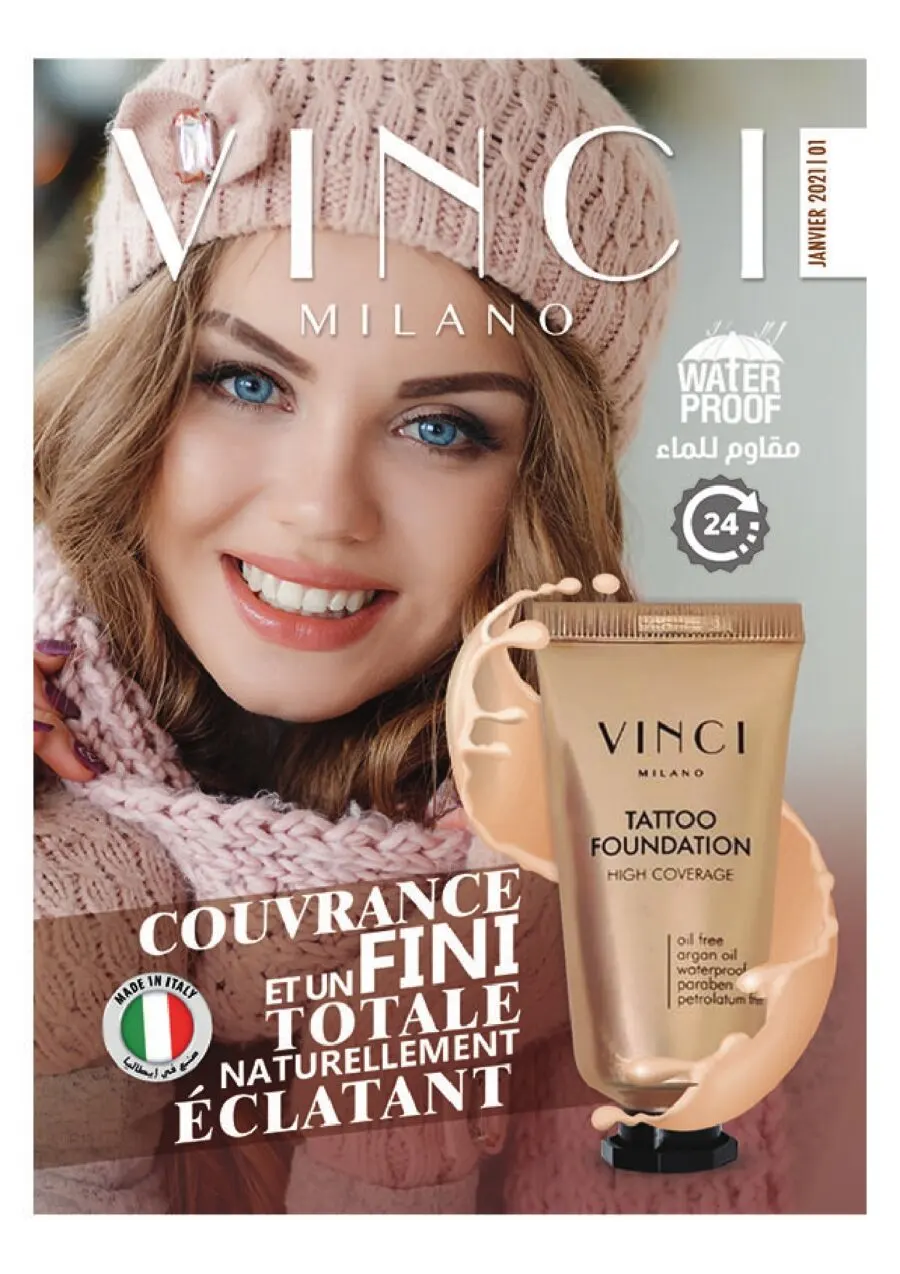 Catalogue Promotionnel Vinci Cosmétique Maroc Edition Janvier 2021