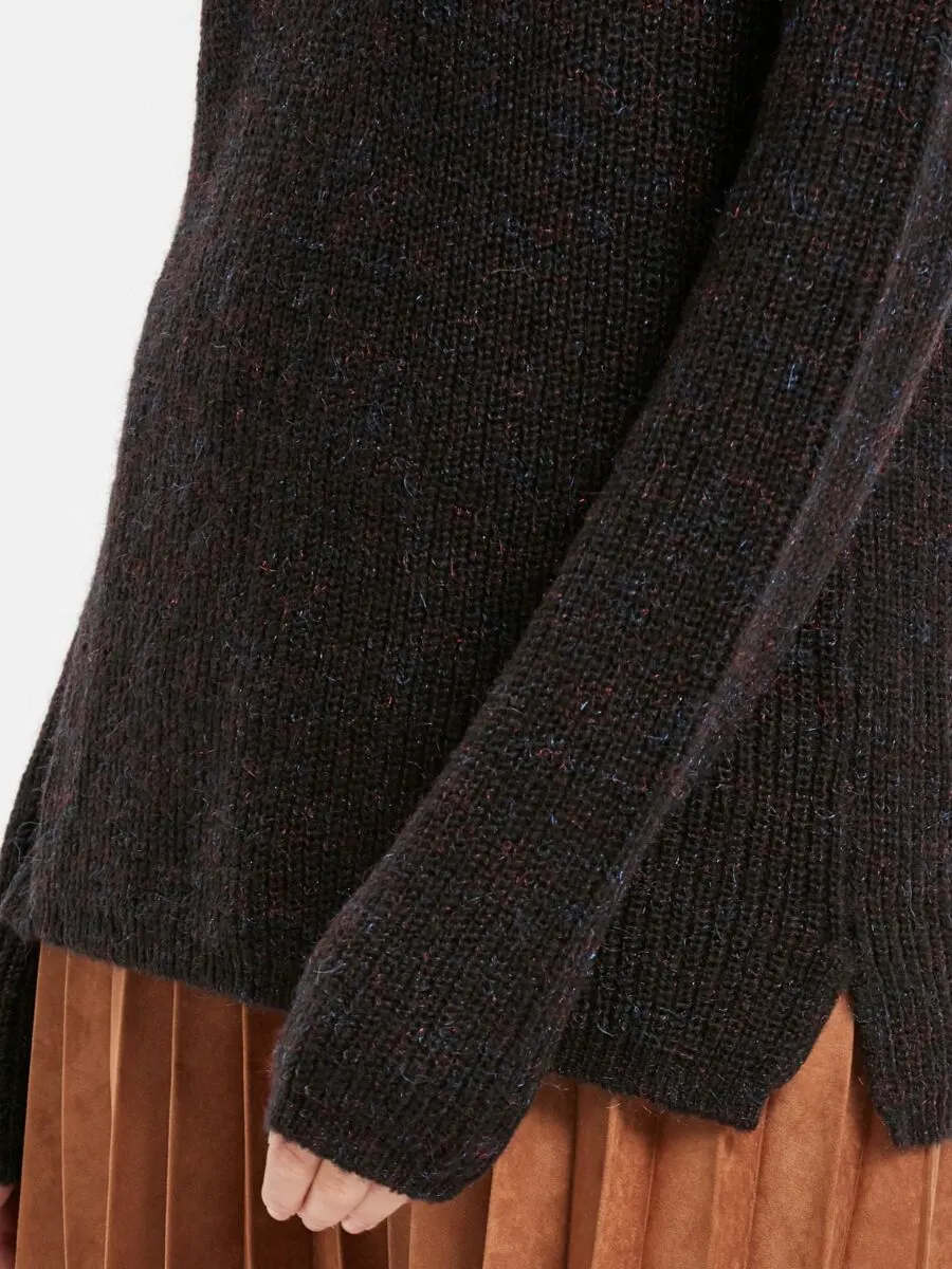 Soldes LC Waikiki Maroc Pull en tricot à motifs à col bénitier 69Dhs au lieu de 149Dhs