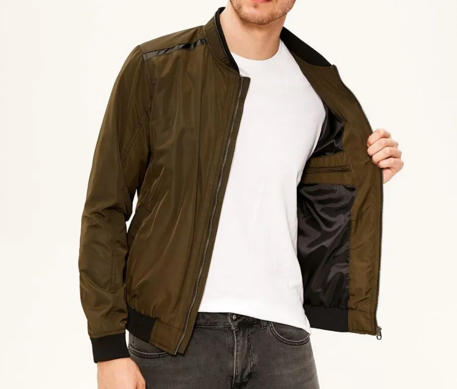 Soldes LC Waikiki Maroc Manteau bombardier coupe slim homme 289Dhs au lieu de 379Dhs