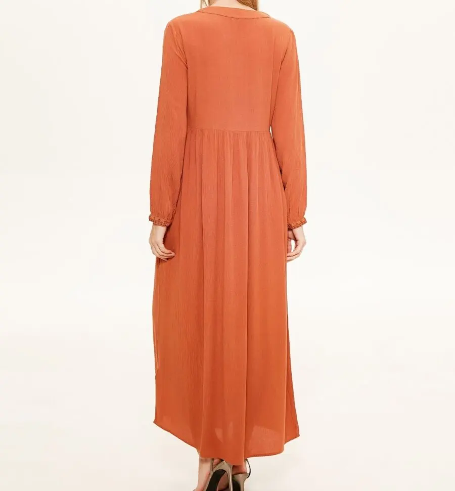 Soldes LC Waikiki Maroc Robe longue en viscose à motifs 179Dhs au lieu de 299Dhs