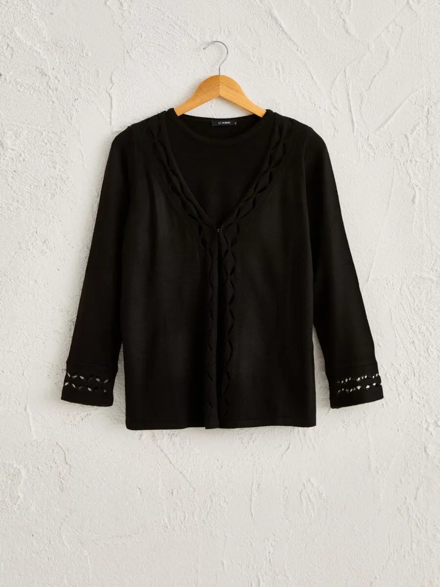 Soldes LC Waikiki Maroc Pull et cardigan en tricot 109Dhs au lieu de 249Dhs