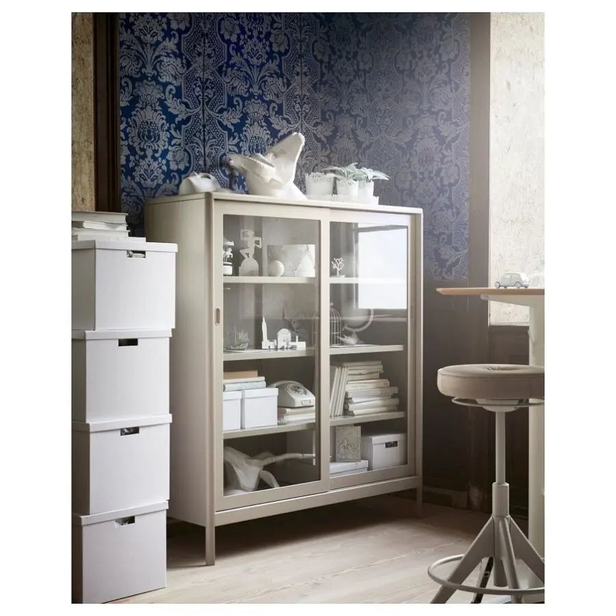 Soldes Ikea Maroc Élément portes vitrées coulissantes IDÅSEN 2795Dhs au lieu de 3995Dhs