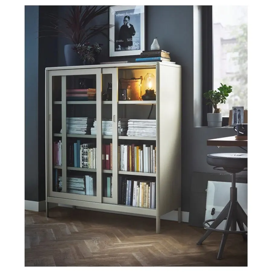 Soldes Ikea Maroc Élément portes vitrées coulissantes IDÅSEN 2795Dhs au lieu de 3995Dhs