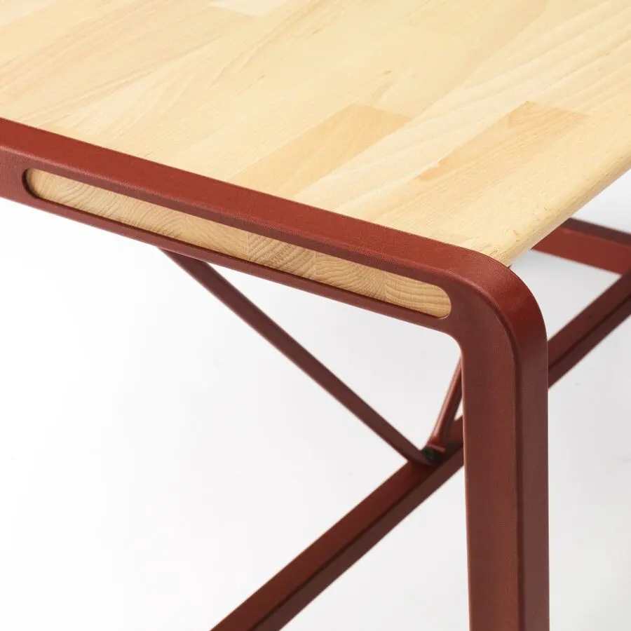 Soldes Ikea Maroc Table enfant hêtre/rouge foncé YPPERLIG 599Dhs au lieu de 850Dhs