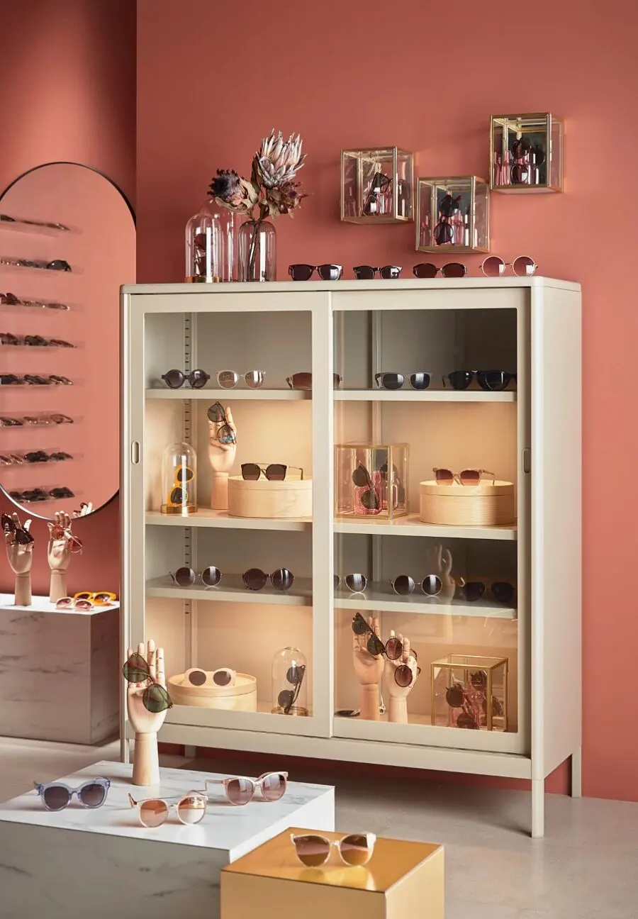 Soldes Ikea Maroc Élément portes vitrées coulissantes IDÅSEN 2795Dhs au lieu de 3995Dhs