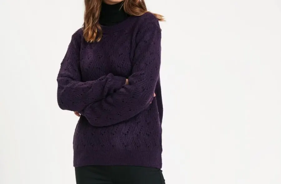 Promo LC Waikiki Maroc Pull en tricot à motifs en soi 59Dhs au lieu de 179Dhs