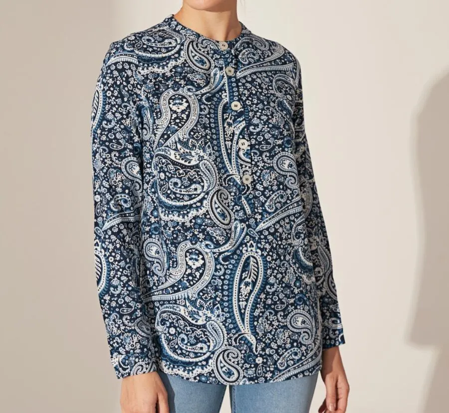 Soldes LC Waikiki Maroc Chemise en viscose à motifs 109Dhs au lieu de 149Dhs