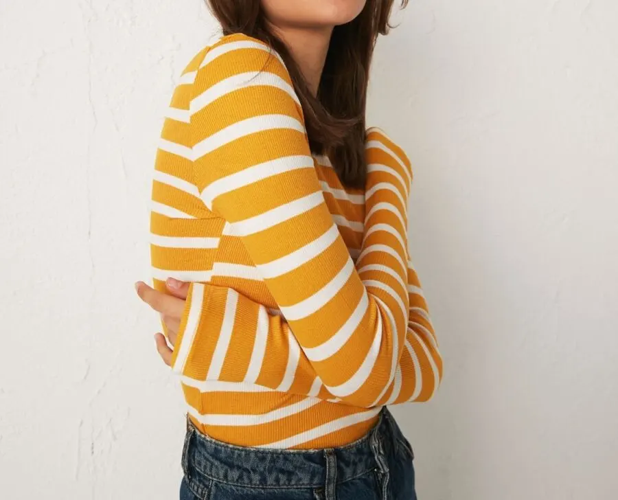 Soldes LC Waikiki Maroc T-shirt manches longues femme 49Dhs au lieu de 119Dhs