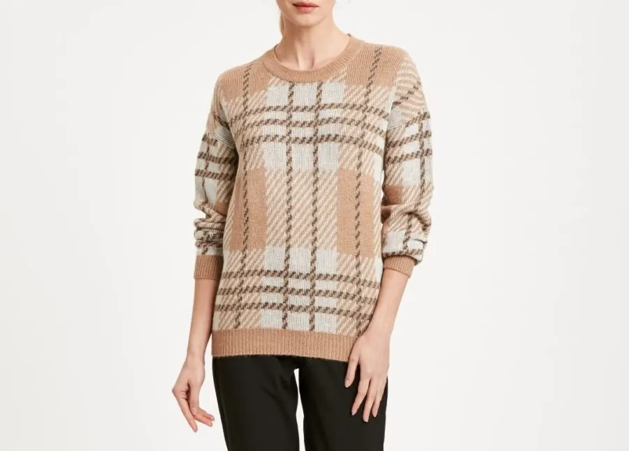 Soldes LC Waikiki Maroc Pull en tricot à motifs femme 59Dhs au lieu de 159Dhs