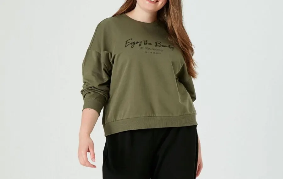 Soldes LC Waikiki Maroc Sweatshirt imprimé de lettres 109Dhs au lieu de 169Dhs