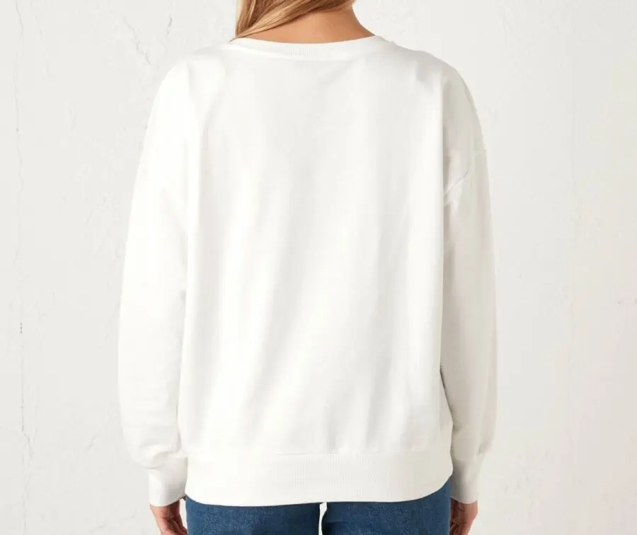 Soldes LC Waikiki Maroc Sweatshirt imprimé à col ras du cou 99Dhs au lieu de 149Dhs