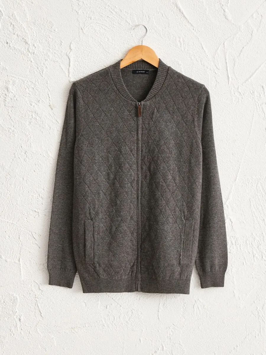 Soldes LC Waikiki Maroc Cardigan en tricot à fermeture éclair 139Dhs au lieu de 229Dhs