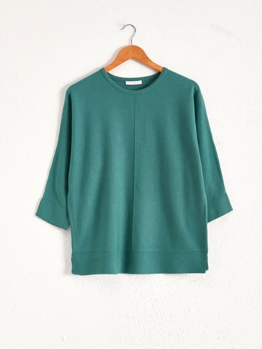 Soldes LC Waikiki Maroc Pull en tricot ample uni femme 89Dhs au lieu de 149Dhs
